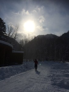 定山渓自然の村キャンプ場で冬キャンプ
