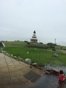 新篠津村キャンプ場の展望台
