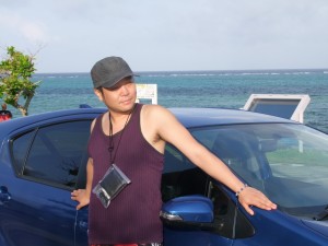 沖縄でドライブ