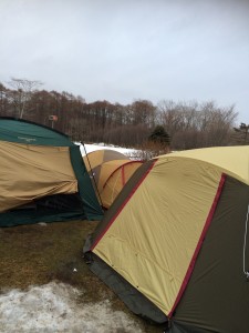 苫小牧アルテンキャンプ場で冬キャンプ