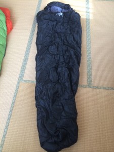 WHITESEEKマミー型寝袋の大きさ