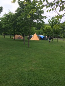 北海道安平町鹿公園のキャンプ場は広い！