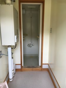 ニセウ・エコランドキャンプ場のシャワー室