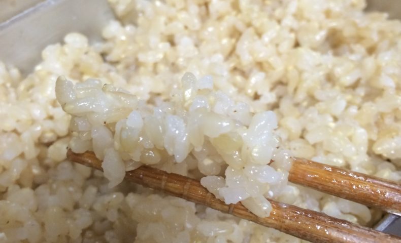 メスティンで玄米を炊く方法